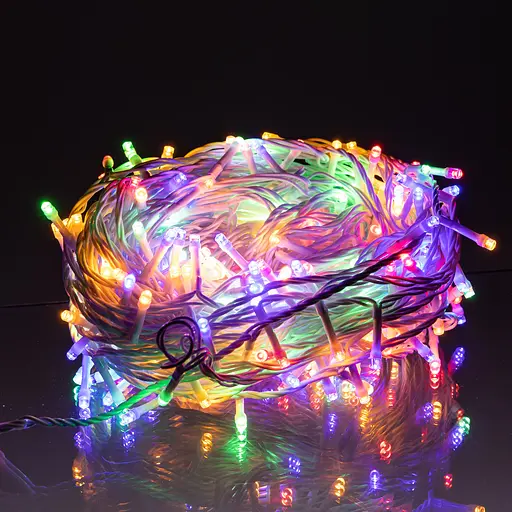 Гірлянда Нитка вулична GarlandoPro 30 м 300 LED білий дріт Мультиколор CF300L30MWML - фото 2