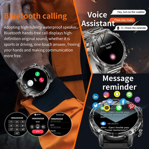 Часы Smart Fire Rubber с компасом, 2 ремешка - фото 16