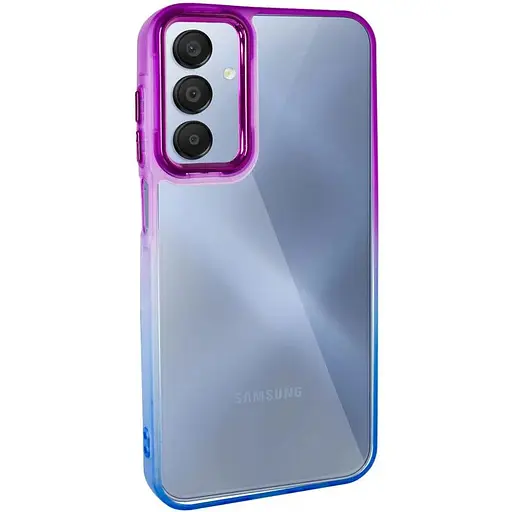 Чехол TPU+PC Fresh sip series для Samsung Galaxy A24 4G Синий / Фиолетовый