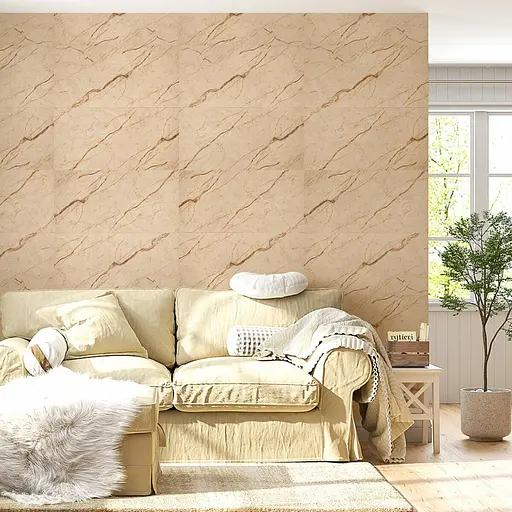 Самоклеящаяся виниловая плитка 600х300х1,5мм Благородный мрамор, цена за 1 шт. (СВП-101) Глянец SW-00000291 - фото 5