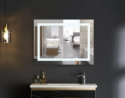 Дзеркало Mixxus Warm MR02-120x80 (годинник, LED-підсвічування, антизапотівання) MI6001 - фото 4