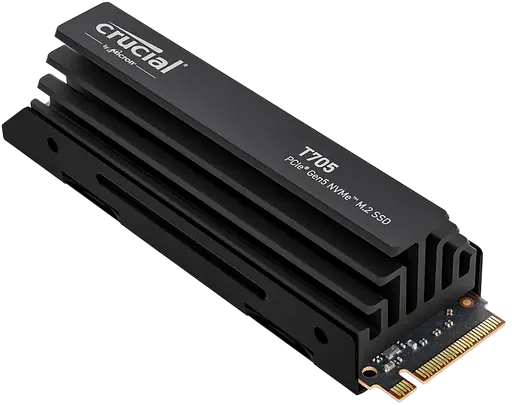 SSD M.2 накопитель Crucial T705 4TB with heatsink (CT4000T705SSD5) Б/У - фото 2