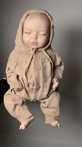 Пупс - функціональний, датчик руху, звуки: сміх, плач, засинає, висота: 42 см - фото 6