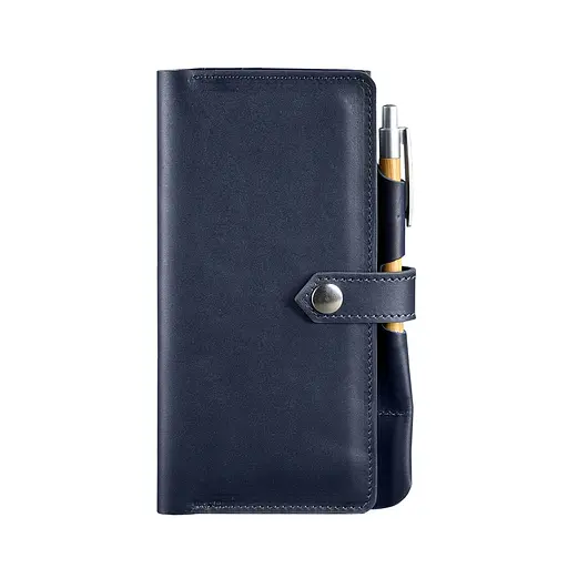 Кожаный тревел-кейс 4.0 Темно-синий - фото 7