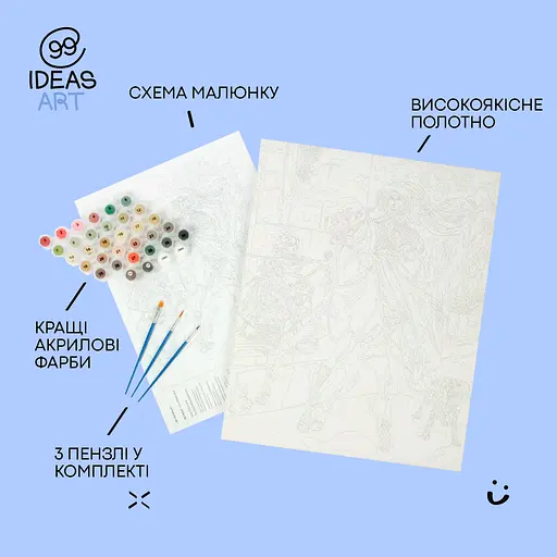 Картина за номерами 99IDEAS "Поїздка на гондолі" 40*50 см, GX41394 - фото 5