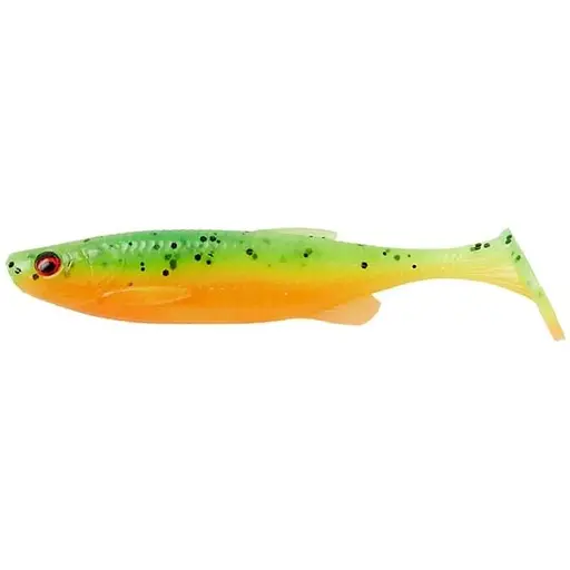 Силікон Savage Gear Fat Minnow T-Tail 130mm 20.0g 5 шт / уп Зелений/помаранчевий (1013-1854.43.23)