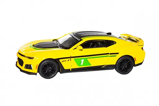 Дитяча модель машинки Chevrolet Camaro ZL1 2017 Kinsmart KT5399FW інерційна, 1:38 Yellow