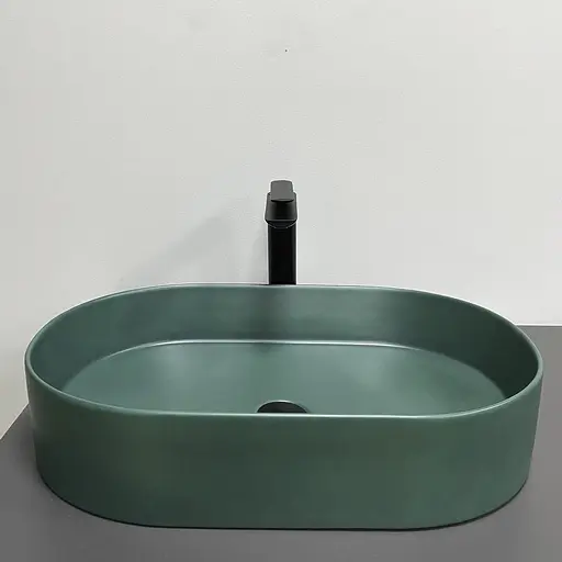 Умивальник VBI Verona 60 emerald matt накладний VBI-011327, Зелений матовий - фото 2