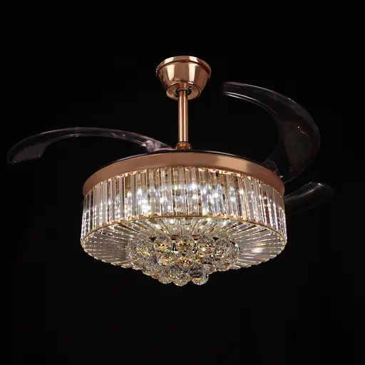 Люстра Brille вентилятор с пультом LED 36W WW RM G (BCL-699S/1) - фото 5