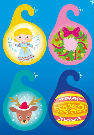 Святкові наліпки-прикрашалки. Зимова казка - фото 4