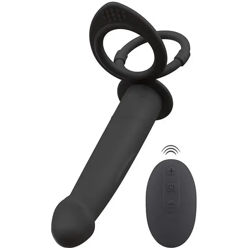 Насадка на пенис Black Velvets RC Double Fucker 13.1 см (черный)