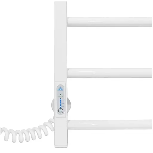 Електрична рушникосушарка Laris Зебра Альфа ЧФ10 500x900 Е ліва R3 77700065, Білий, Ліве, Електронний - фото 5