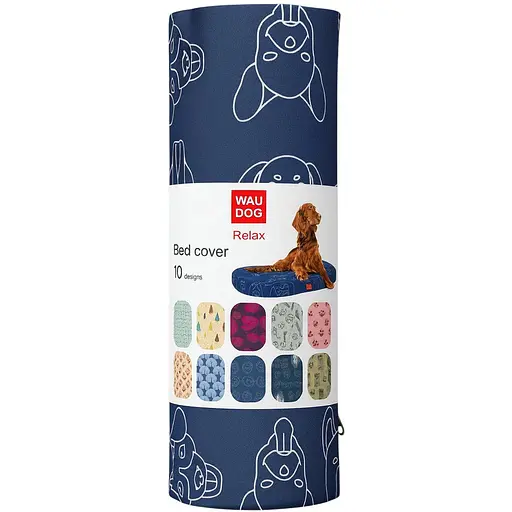 Чехол для лежанки Waudog Relax Собаки S 55х40 см 