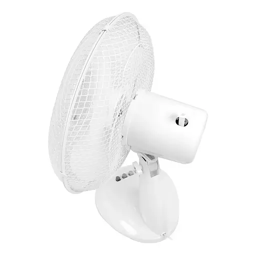 Настольный лопастный вентилятор от сети Rotex RAT02-E Ø 23 см 2 скорости 45Вт пластик/металл Белый - фото 4