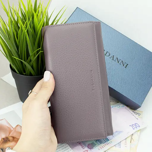 Гаманець жіночий шкіряний Fuerdanni 1180 бузковий на магнітах - фото 9