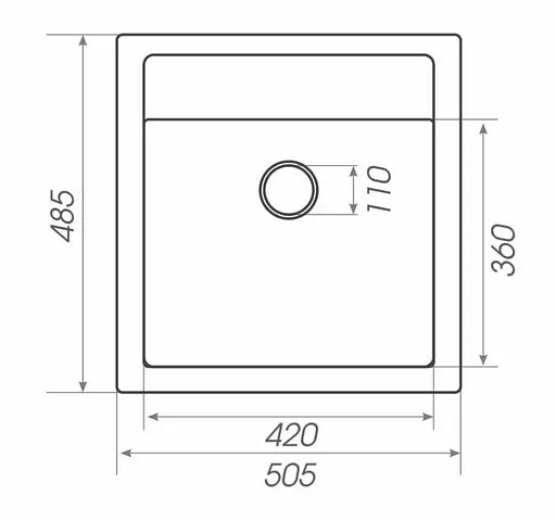 Кухонна мийка Platinum 5149 FIESTA (SP000027535) - фото 5