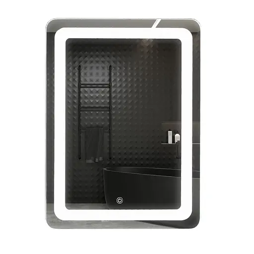 Дзеркало Unio MRR-04 SQR-RA-S 600 x 800 mm LED FL з сенсором 000027463 - фото 2