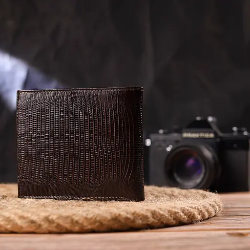 Мужской кожаный кошелек Canpellini 11.5х9.8х1 см acs0025038 - фото 8