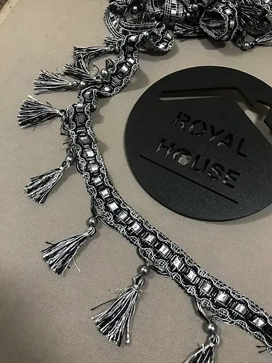 Бахрома черно-серая - фото 2