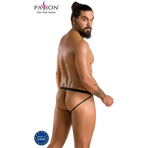 Труси чоловічі Passion 034 Slip Open Luke black L/XL - фото 6