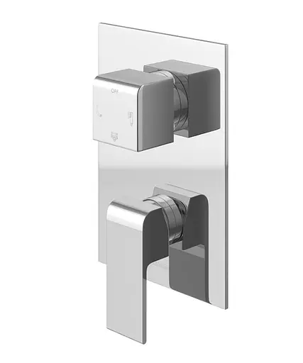 Душевая система Kohlman Saxo 25 chrome + BOX скрытого монтажа QW211SQ25-007, Хром - фото 6