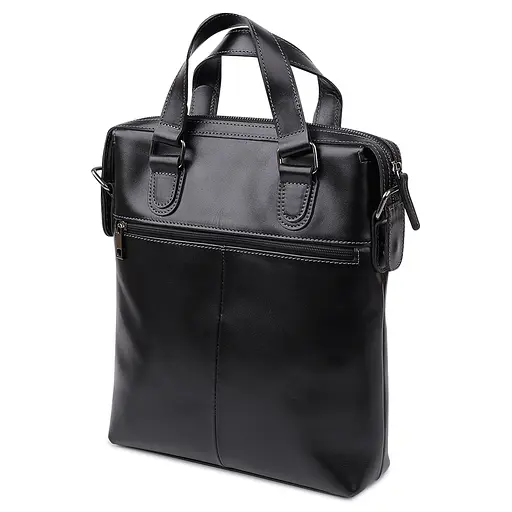 Чоловіча шкіряна сумка SHVIGEL 29х32х6 см sum0015593 - фото 2