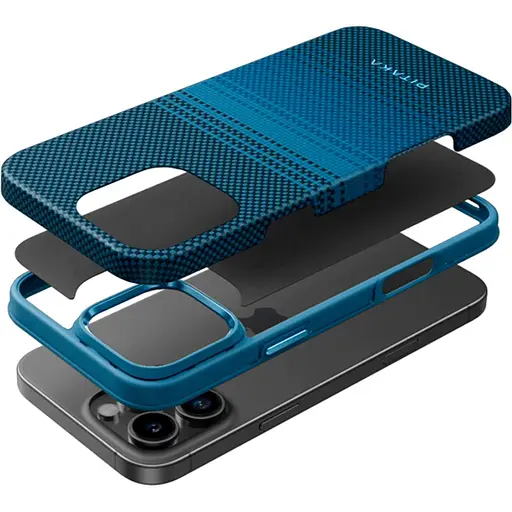 Чехол Pitaka Military-Grade Protective Case для Apple iPhone 16 Pro Max Moonrise (KI1601PPMOM) [135430] - фото 5