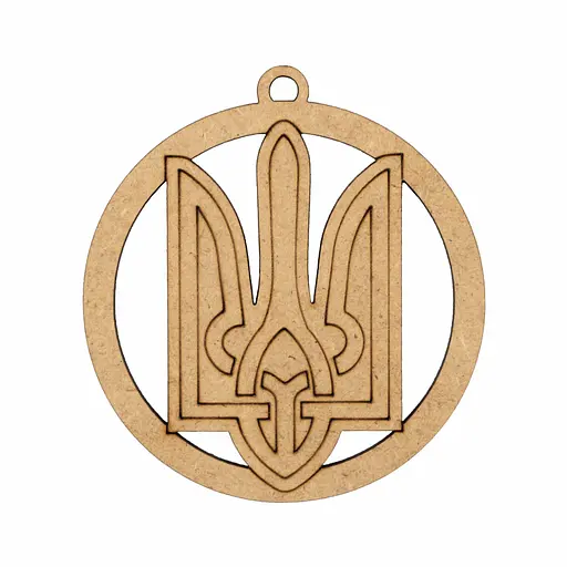 Набір заготовок Rosa Talent З Україною в серці ХДФ 7.5х8 см 4 шт - фото 2