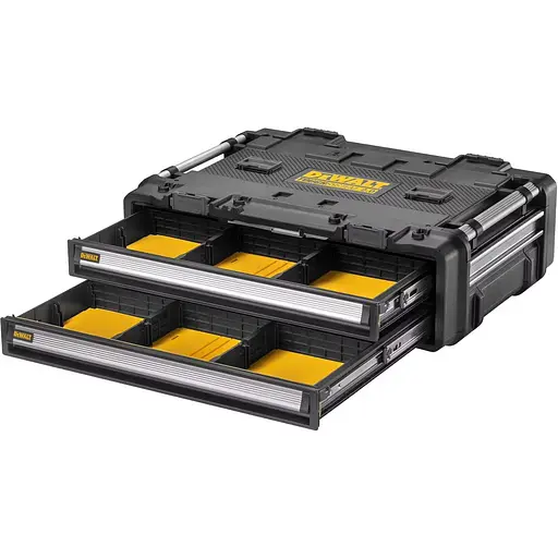 Ящик DeWalt Toughsystem 2.0 DXL со съемными перегородками и боковыми шинами (DWST08520-1) - фото 3