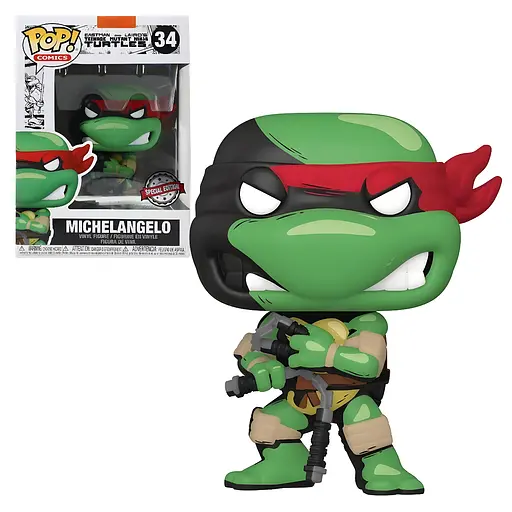 Фигурка POP TMNT Черепашки ниндзя Микеланджело 10 см (2023-028) - фото 3