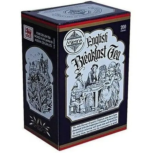 Чай чорний Mlesna Англійський сніданок паперова коробка 200 г - фото 1
