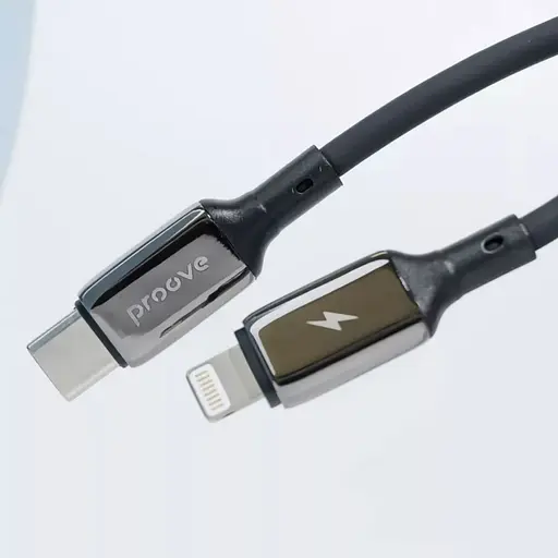 Кабель Proove Flex Metal USB-C to Lightning 27W 1m Black (CCFM27002101) [130341] - фото 3