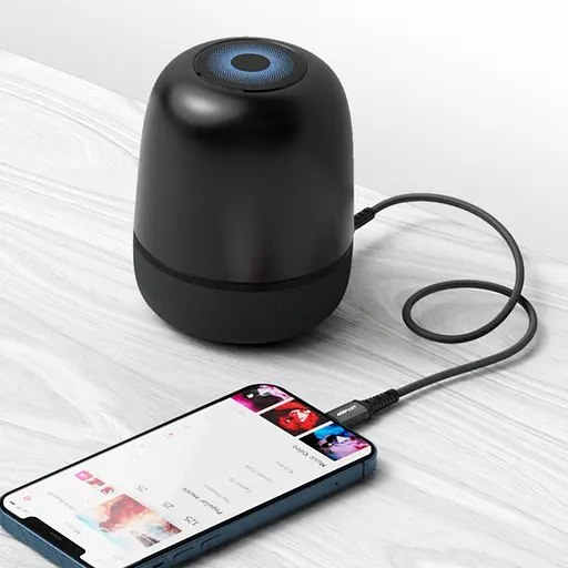 Кабель Acefast C1-06 Lightning to 3.5 мм 1.2 м чорний - фото 2