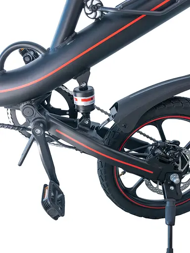 Електровелосипед OUXI V5, 400Вт, 48V, макс. швидкість 25 км/год, запас ходу 70 км, складаний, чорний - фото 8