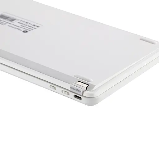 Keychron Клавиатура механическая J1 82Key, K pro Red, WL/BT/USB-A, QMK, Hot-swap, EN/UKR, RGB, белый - фото 9