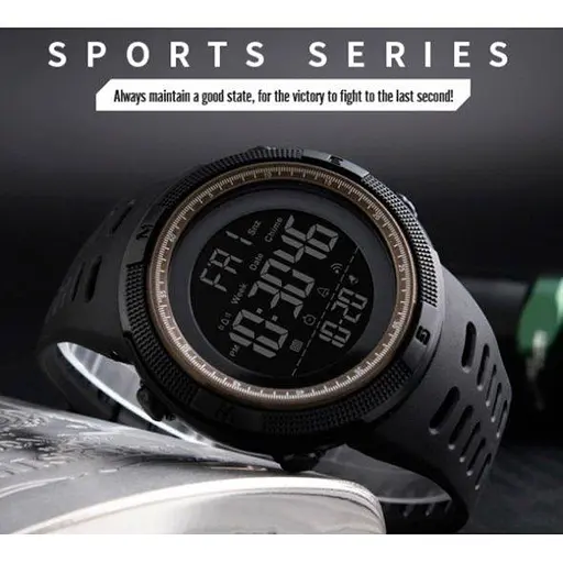 Чоловічий наручний годинник Skmei Amigo Чорний - фото 4