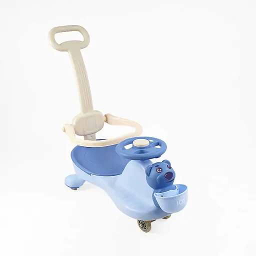 Каталка-толокар JOY, колеса PU со светом, музыка и свет, защитный бампер, родительская ручка, SJ-918-30