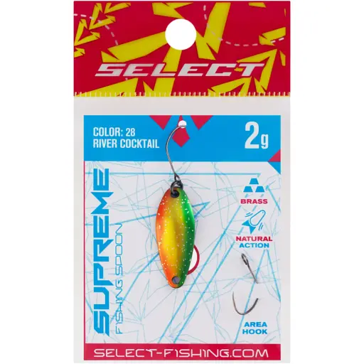 Блесна Select Supreme 2.0g 27mm #28 River Cocktail - фото 2