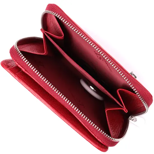 Кожаный женский кошелек ST Leather 9.5х12х2.5 см acs0028481 - фото 4