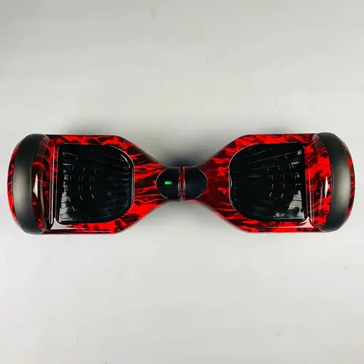 Гироборд Smart Balance Wheel U6 Premium 6.5" + LED Красное пламя - фото 4