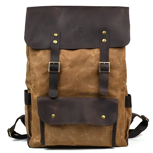 Шкіряний чоловічий рюкзак TARWA 42х33х12 см nsa0001342 - фото 1