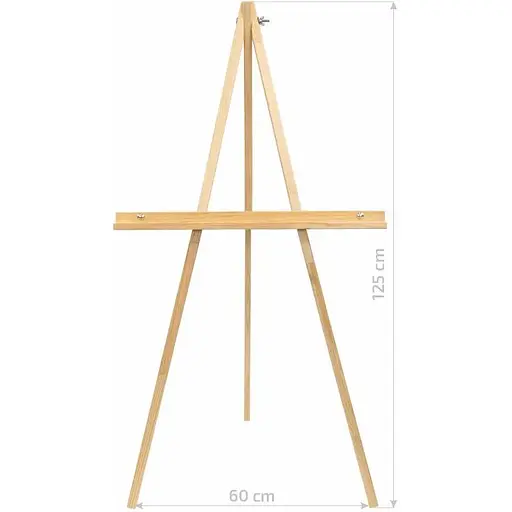 Мольберт - трехногая ROSA Studio сосна 60×75×125 см мак высота полотна 120 см В УПАКОВКЕ - фото 2