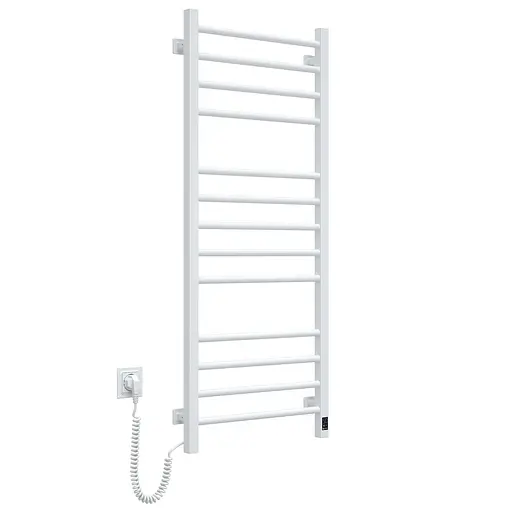 Електрична рушникосушка Navin Класик Квадро 500x1200 Sensor ліва біла 12-028153-3680, Білий, Ліве, Електронний - фото 3