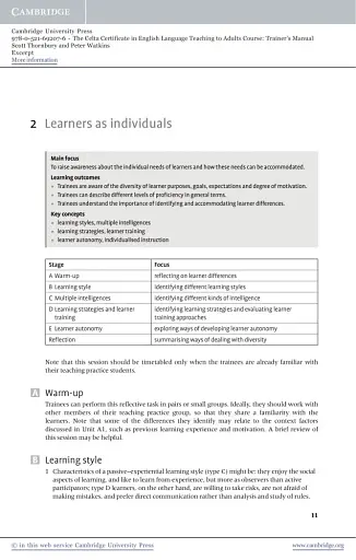 The CELTA Course Trainer's Manual - фото 6