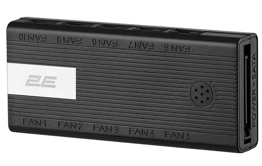 Контролер 2E GAMING CONTR-V ARGB 10 fans 4pin, SATA +5V 3pin, пульт - фото 1