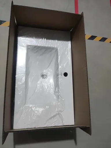 Умивальник меблевий Mixxus Premium Cubic-1503 810x460x170 мм з отвором під змішувач і переливом MP6497, Білий - фото 6