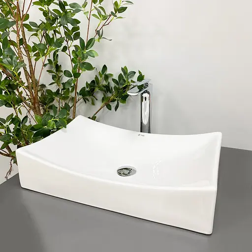 Умивальник VBI Viareggio white накладний VBI-016201, Білий - фото 3