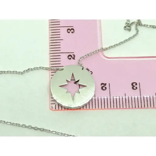 Серебряное колье Qvaliz Роза ветров. 908-01107 - фото 5