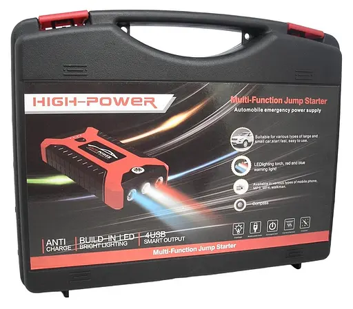 Пуско-зарядное устройство Jumpstarter с аккумулятором 99800 mAh - фото 9