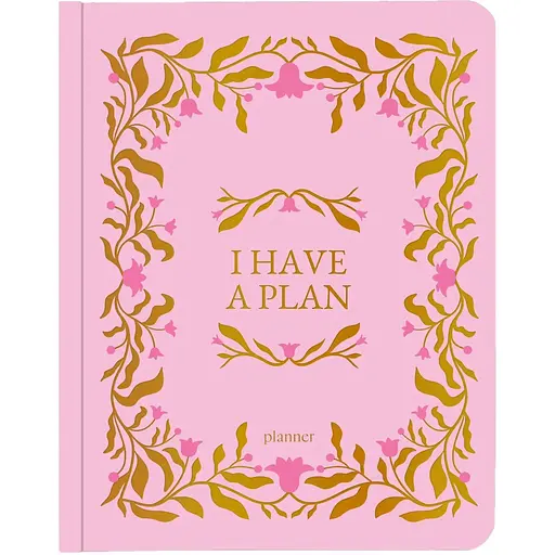 Блокнот для планировки Orner I have a plan розовый с плетением - фото 1